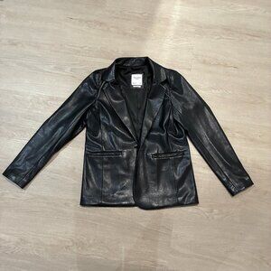 Leather Blazer
